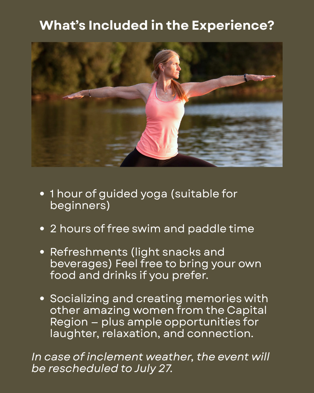 Yoga on the Water