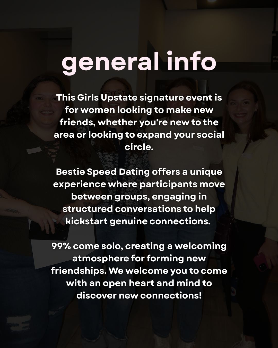 Bestie Speed Dating (Albany 9/2 - 20s & 30s | 9/3 - 35-55)