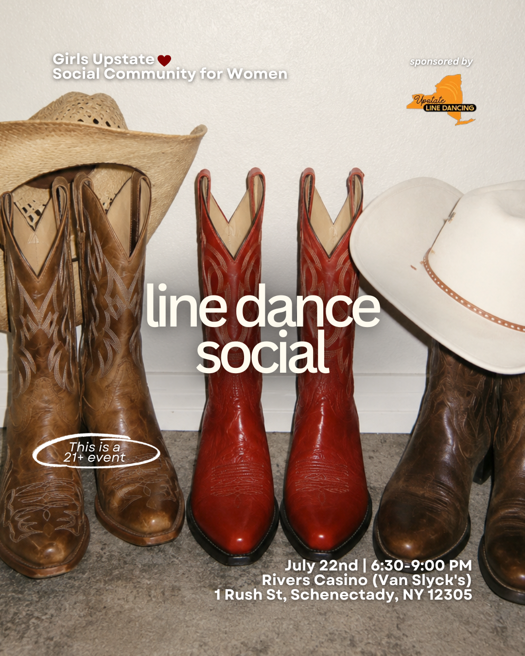 Line Dance Social (Rensselaer 7/22)