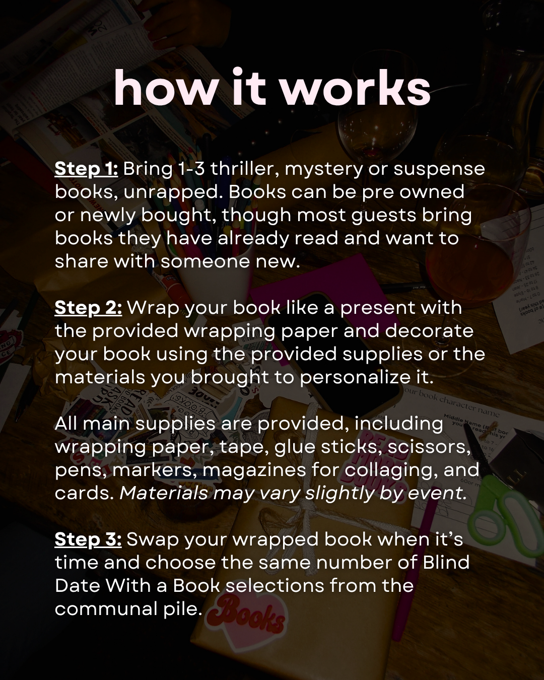 Blind Date Book Swap | Thriller, Mystery, Suspense (Schenectady 5/28)