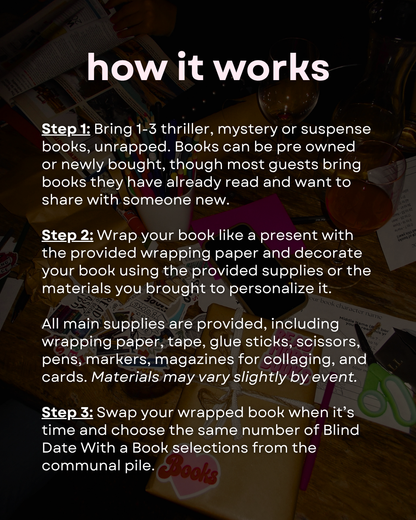 Blind Date Book Swap | Thriller, Mystery, Suspense (Schenectady 5/28)