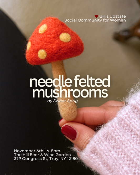 Needle Felted Mushrooms