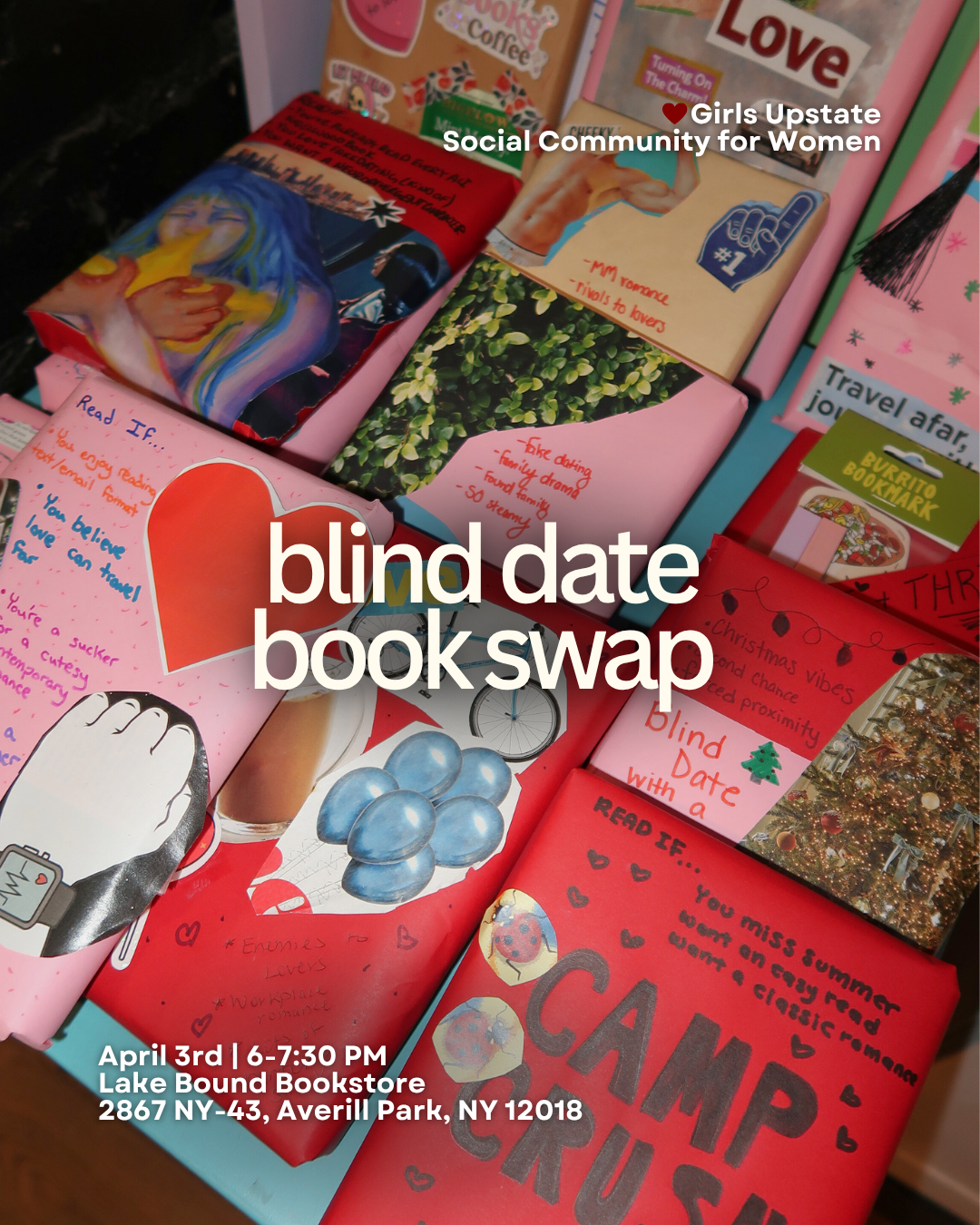 Blind Date Book Swap - Rensselaer, NY – Girls Upstate