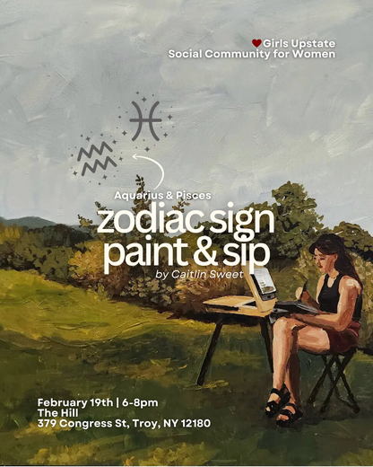 Zodiac Sign Paint & Sip | Aquarius & Pisces (Troy)
