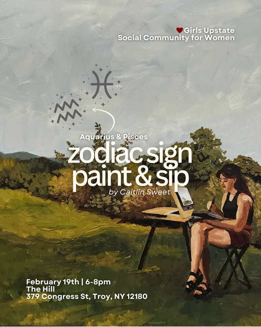 Zodiac Sign Paint & Sip | Aquarius & Pisces (Troy)