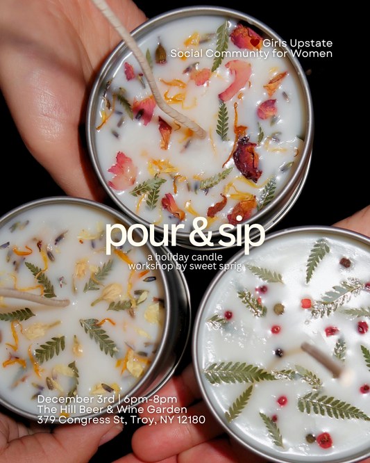 Pour & Sip | Holiday Candle Workshop