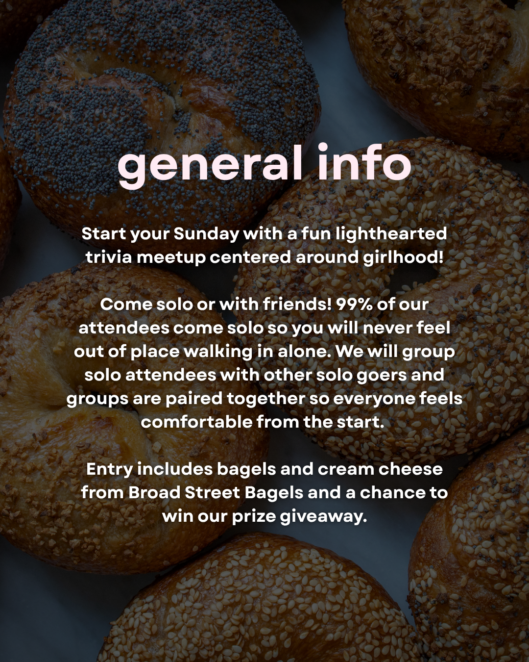 Brews, Bagels & Besties | Trivia Meetup (Albany 5/31)