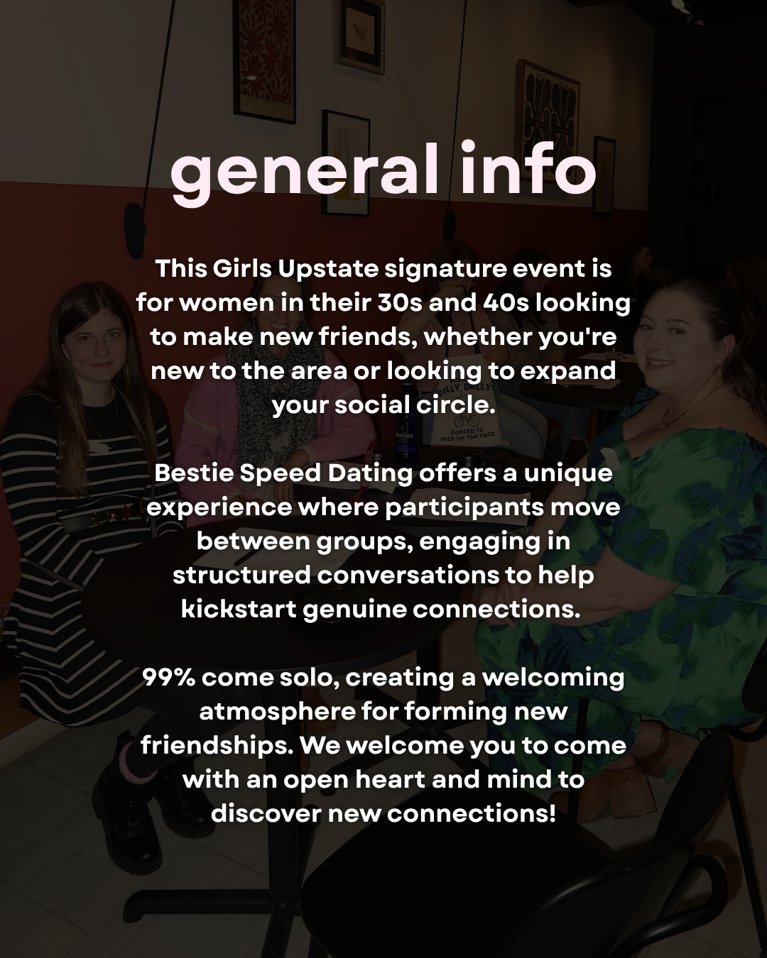 Bestie Speed Dating | 30s & 40s (Schenectady 6/11)