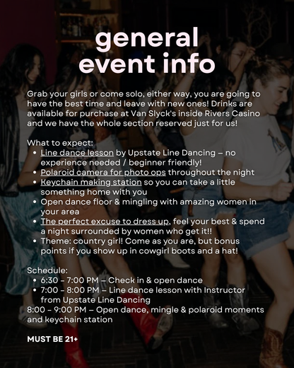 Line Dance Social (Rensselaer 7/22)
