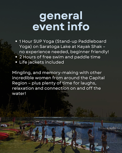 Summer SUP & Swim (Saratoga 7/26)