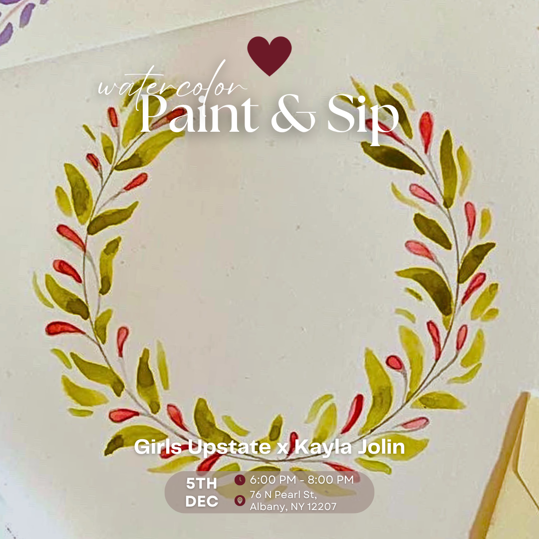 Watercolor Paint & Sip - Holiday Cards