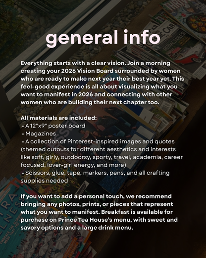 Breakfast & Board | 2026 Vision Boarding (Albany)