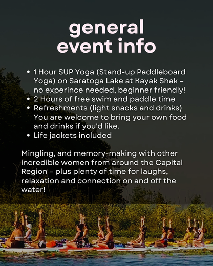 Summer SUP & Swim (Saratoga 6/20)