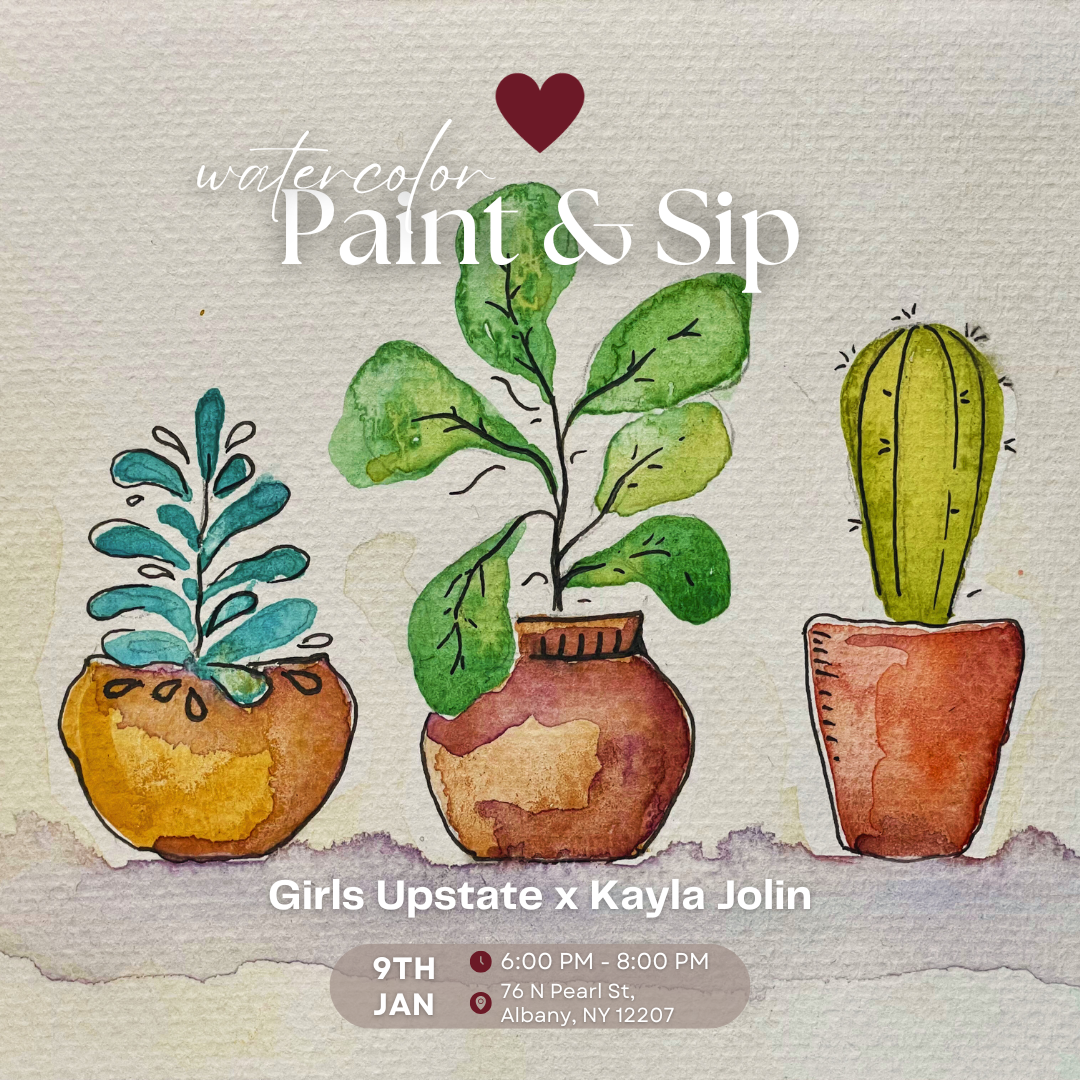 Watercolor Paint & Sip - House Plant