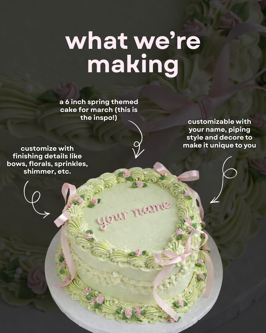 Cake Decorating Workshop (Troy 3/19)