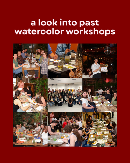 Watercolor Paint & Sip | Fall Florals