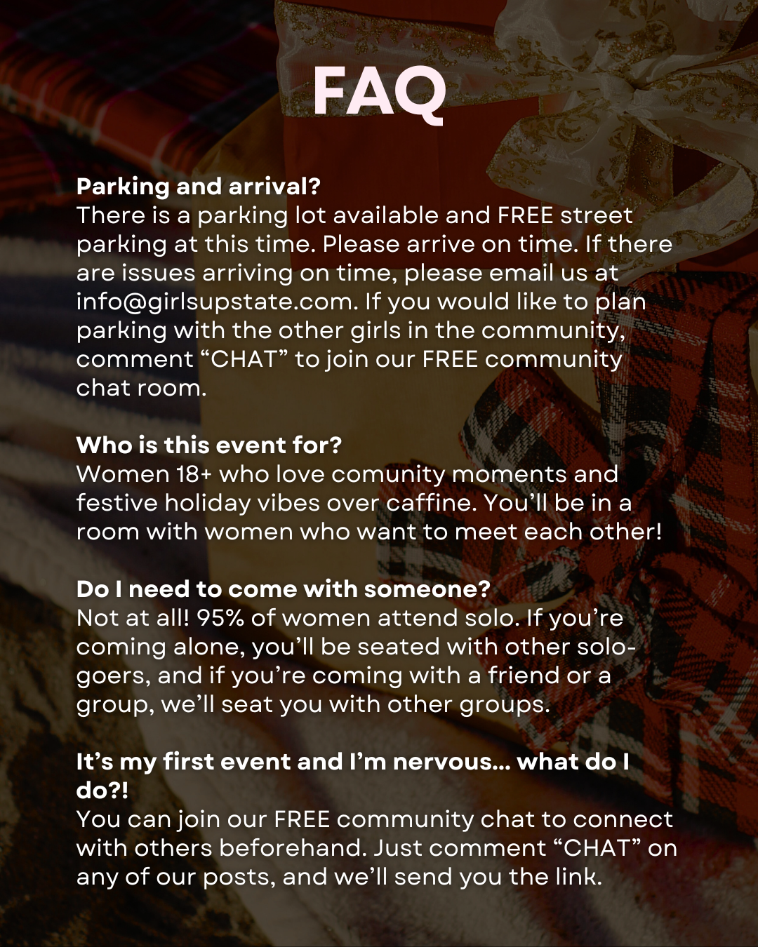 Gift Wrap & Sip Social