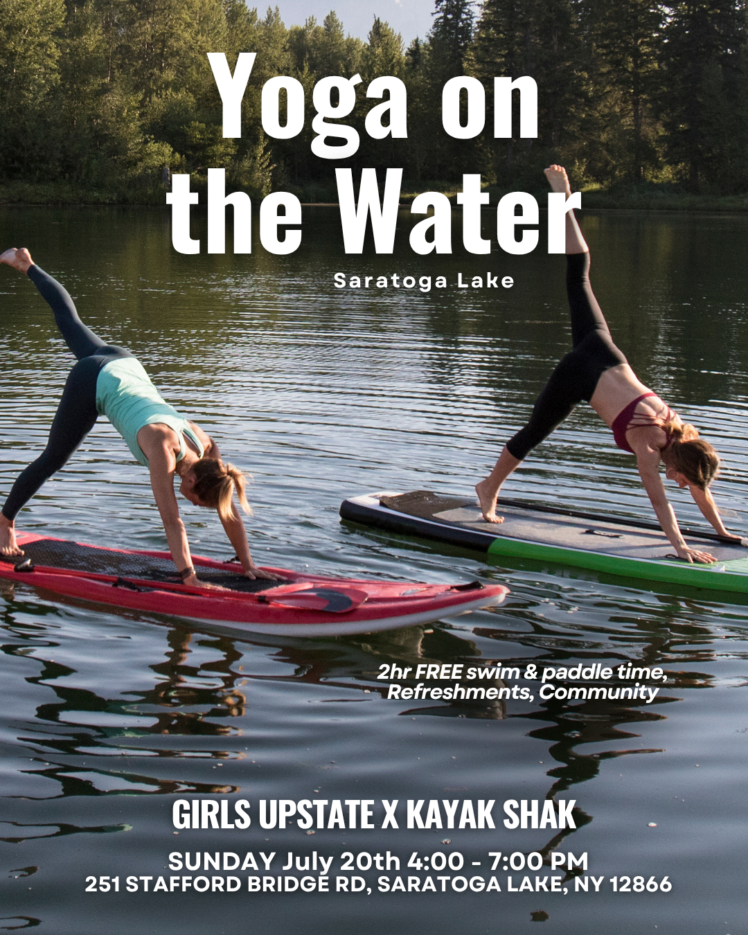 Yoga on the Water