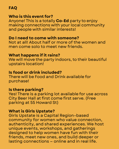 Summer Patio Party (Co-Ed)