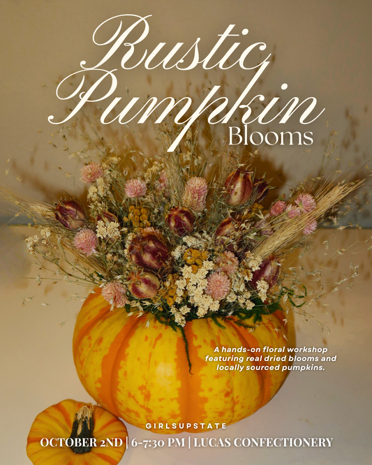Rustic Pumpkin Blooms